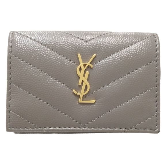 SAINT LAURENT Gray Wallet - Picture 1 of 10